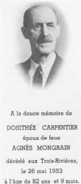 Genealogy Carpentier