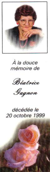 Généalogie Gagnon