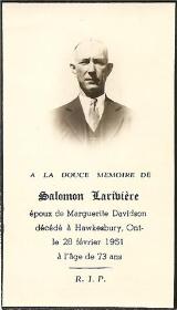 Genealogy Lariviere