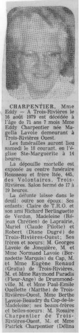Genealogy Lavoie