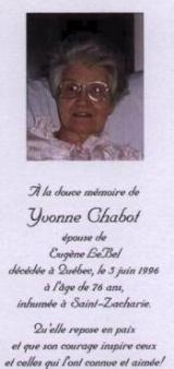 Généalogie Chabot