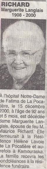Genealogy Langlais