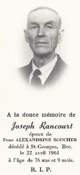 Genealogy Rancourt