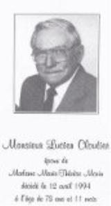 Genealogy Cloutier