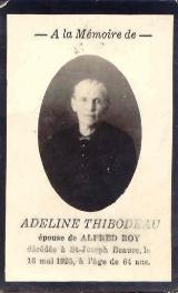Genealogy Thibodeau
