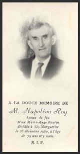 Généalogie Roy