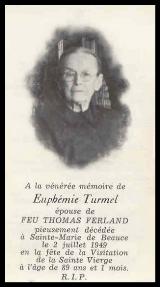 Généalogie Turmel