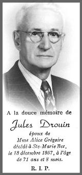 Genealogy Drouin