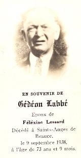 Généalogie Labbe