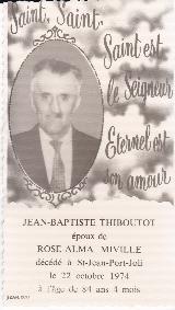 Genealogy Thiboutot