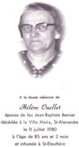 Genealogy Ouellet