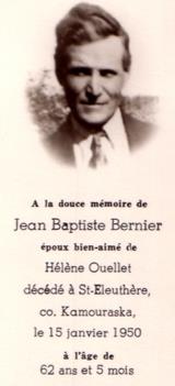 Genealogy Bernier