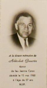 Genealogy Gauvin