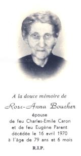 Genealogy Boucher