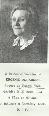 Genealogy Desjardins