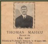 Généalogie Maheu