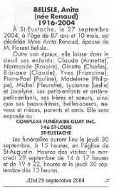 Genealogy Renaud
