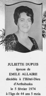 Genealogy Dupuis