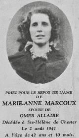 Genealogy Marcoux
