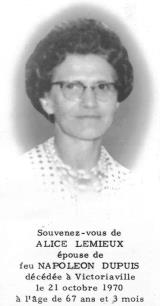 Genealogy Lemieux