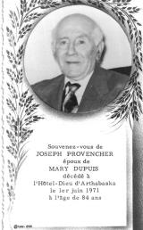 Genealogy Provencher