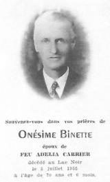Genealogy Binet