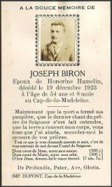 Généalogie Biron