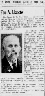 Genealogy Lizotte
