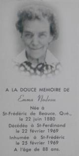 Généalogie Nadeau
