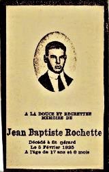 Généalogie Rochette