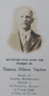 Genealogy Vachon