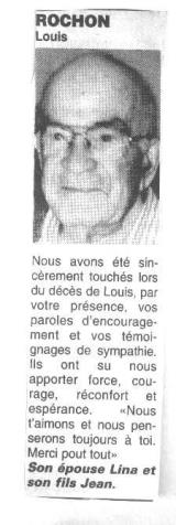 Généalogie Rochon