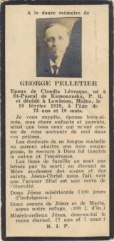 Généalogie Pelletier