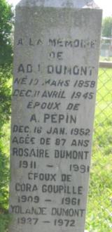 Genealogy Dumont