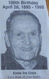 Généalogie Ste-Croix