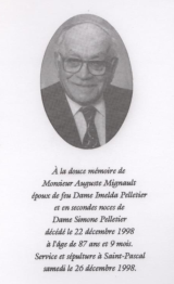 Genealogy Migneault