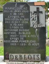 Généalogie Gustave Deblois