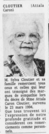 Généalogie Caron