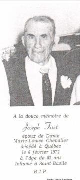 Genealogy Fiset