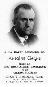 Genealogy Gagne