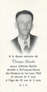 Genealogy Berube
