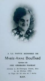 Genealogy Bouffard
