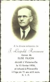 Généalogie Leopold Rousseau