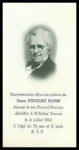 Généalogie Fridoline Morin