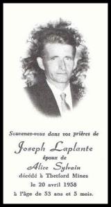 Généalogie Laplante